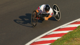 Alex Zanardi Hits Guardrail; Guardrail Probably Lost